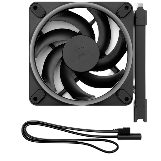 Fractal Momentum 12 RGB 120mm PWM Case Fan in Black